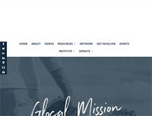 Tablet Screenshot of glocalmission.org